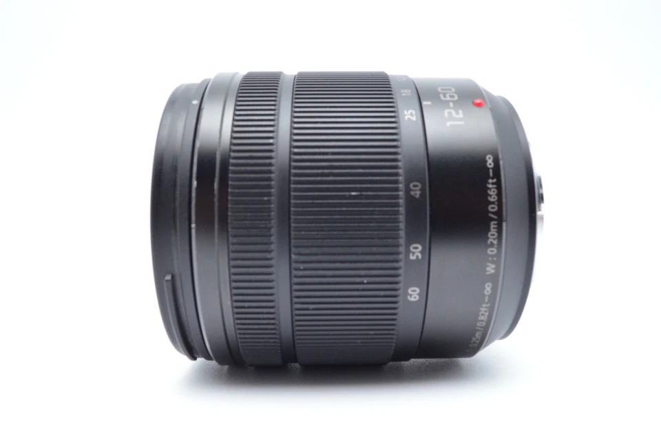 【MINT】Panasonic Lumix H-FS12060 12-60mm f/3.5-5.6 Lens w/Hood Caps Japan - Image 4 of 4