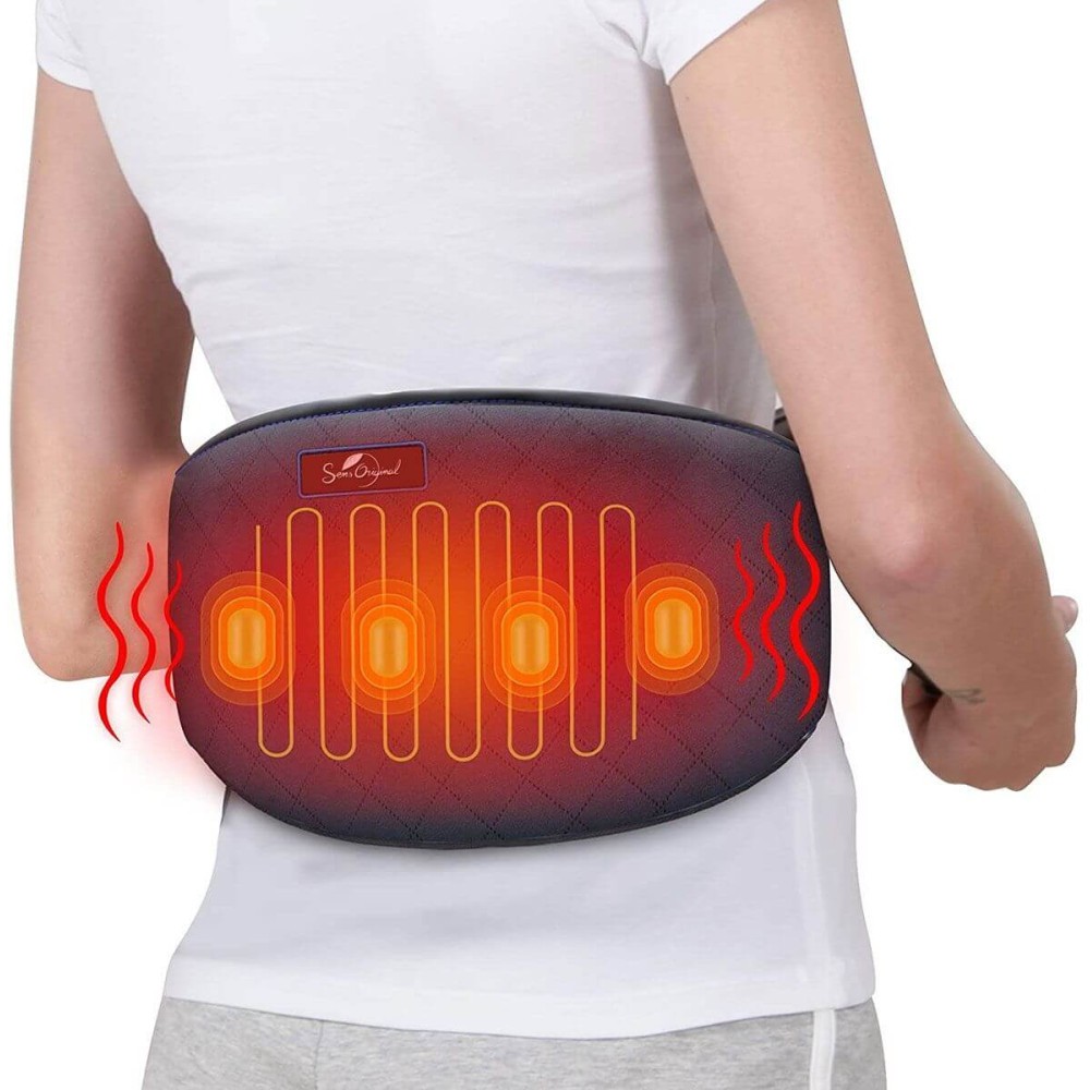 Ceinture lombaire chauffante massante à 3 niveaux de chaleur thermique