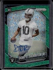2025 Panini Prizm Football Green Shimmer Dont'e Thornton Jr. #369