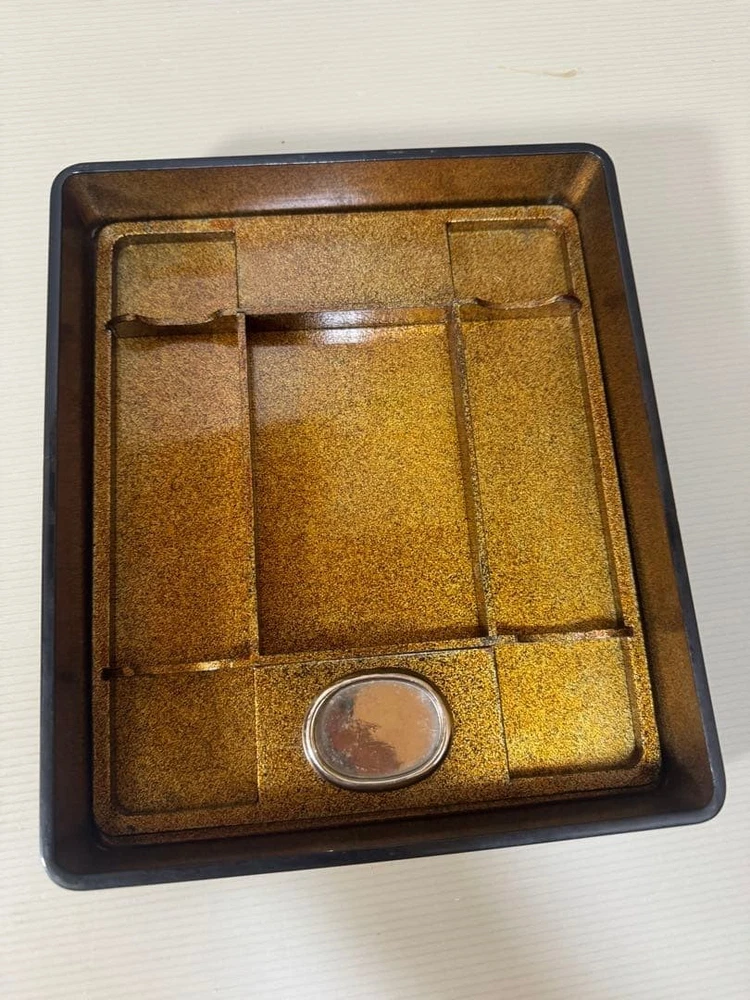 Jubako Bento Box Japanese 2197 Lacquer Luxury Made in Japan Sunrise Crane Letter