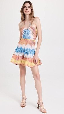 ALEXIS Naim Dress in Desert Indigo. Size Small. 