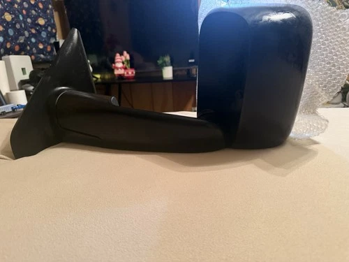 2005-2009 Towing Mirror Dodge Ram 2500/3500 Left Side Manual Color Black
