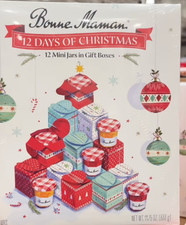Bonne Maman Advent Calendar 12 Mini Jams Spreads in Gift Boxes 6/2026 NEW Rare