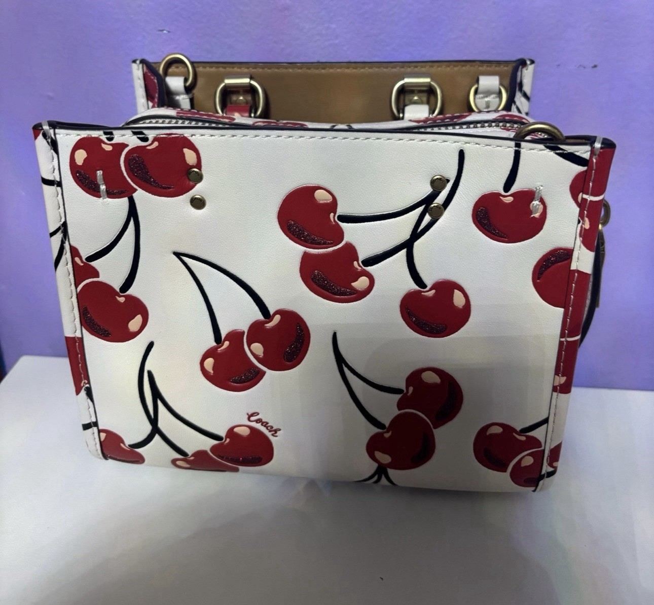 Coach Rogue 17 With Cherry Print image 3