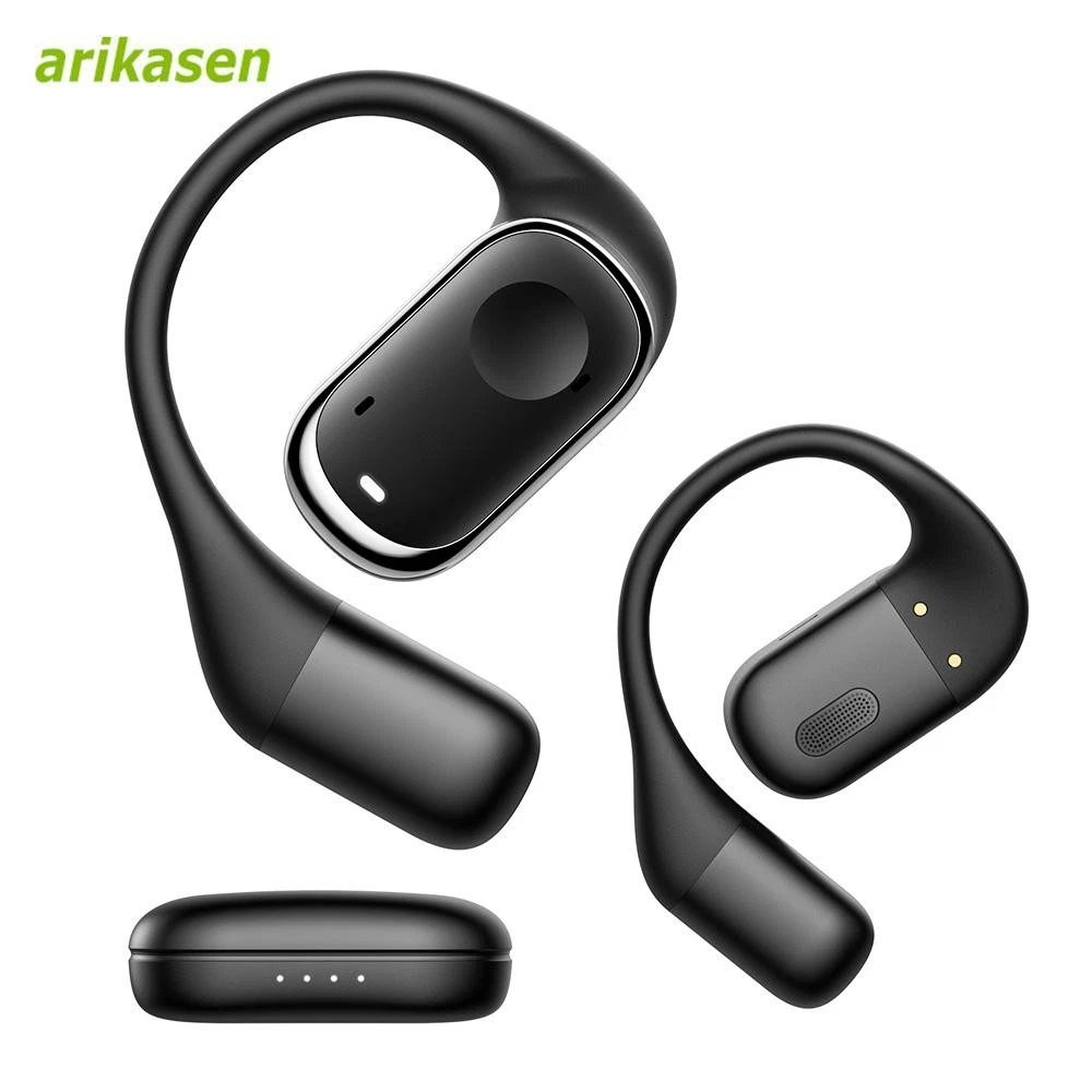 Open-ear Bluetooth 5.3 Headphones Hi-res Bass Ows Sports Earbuds Stable Fit