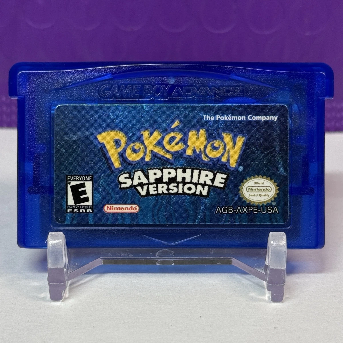 Pokemon Saphir Game boy Advance GBA Gameboy SP AUTHENTIQUE