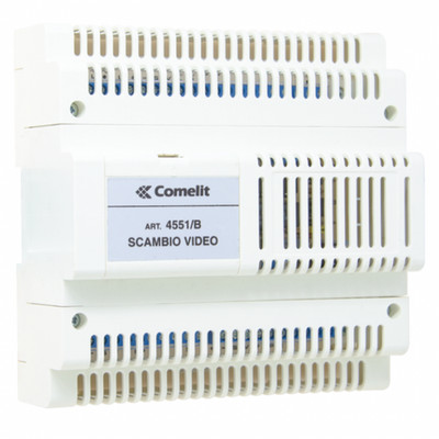 Comelit 4551/B Automatisches Sprechanlagenschaltgerät für Audio-Video Verkabelung
