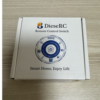 DieseRC Smart Home Fernbedienung Schalter 10A 220-240V Schwarz Innen Kunststoff