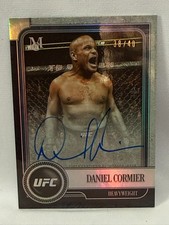 2019 Topps UFC Museum Collection Daniel Cormier Auto 38/40 SSP