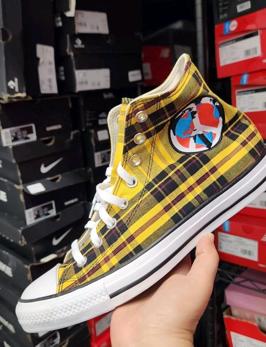 Converse Chuck Taylor All Star High Plaid Pack - World Peace  display picture 3