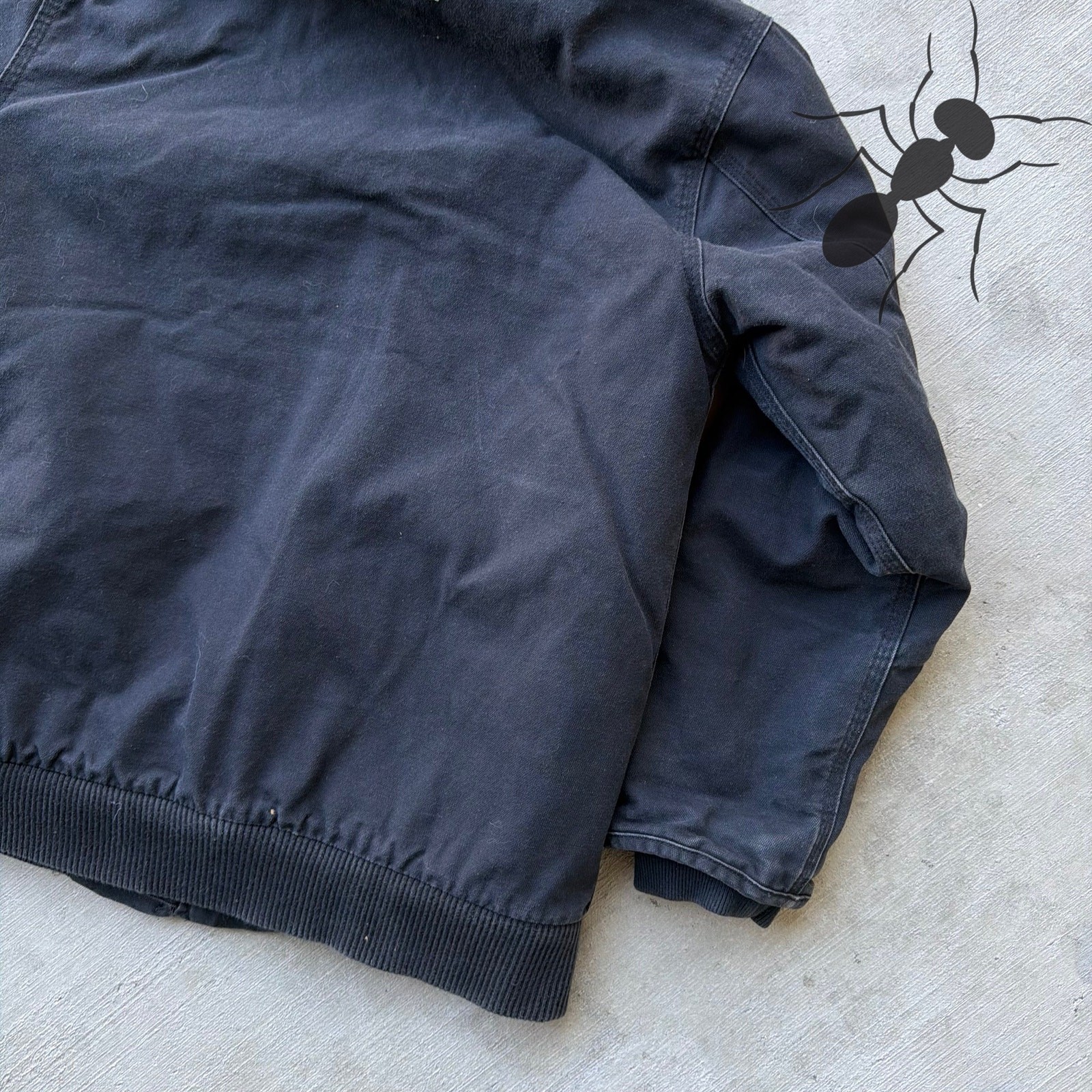 Carhartt YOUTH black hooded work wear jacket thumbnail 8