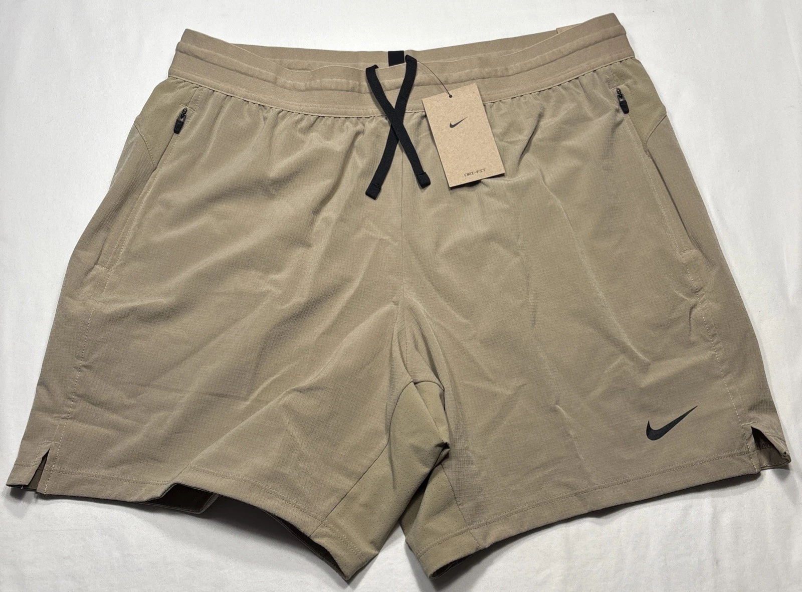 Nike Flex Rep 4.0 Men's Dri-FIT 7" Unlined Training Shorts Khaki FN3004-247 XL