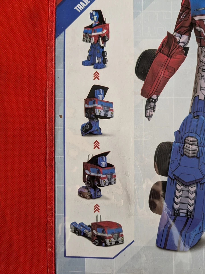 Disfraz Optimus Prime Disfraz, Disfraz Oficial Transformer (Talla M 8-10) Foto 2 de 4
