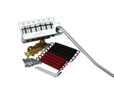 Guyker Guitar Tremolo Bridge String Spacing 10.5MM with Brass Roller Saddle a...