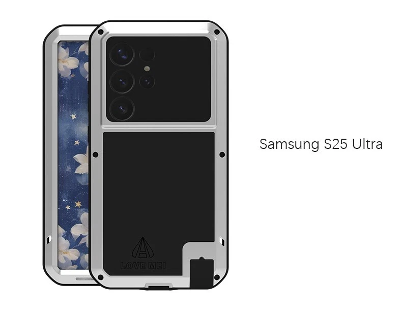 LOVE MEI 防震坚固金属装甲保护壳 适用于三星 S25 Ultra S24 S23 FE S22 - 第 22 张/共 29 张