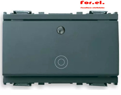 VIMAR 16090.G GENERIC BUTTON LIGHT 3 MODULES GREY 1P NO 10A