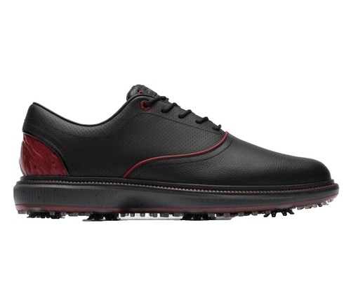 ECCO Cool III Golf Shoes Biom Black and Red Leather Mens 12  display picture 2