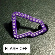 New Era Border Purple Hat Pin KM Stayin True NOT Fitted Fire or Pvtchwork 