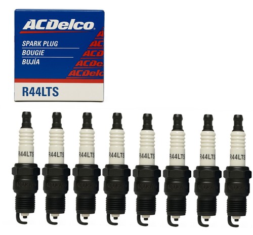 New Genuine GM ACDelco Spark Plugs R44LTS Set Of 8 - Picture 2 of 2