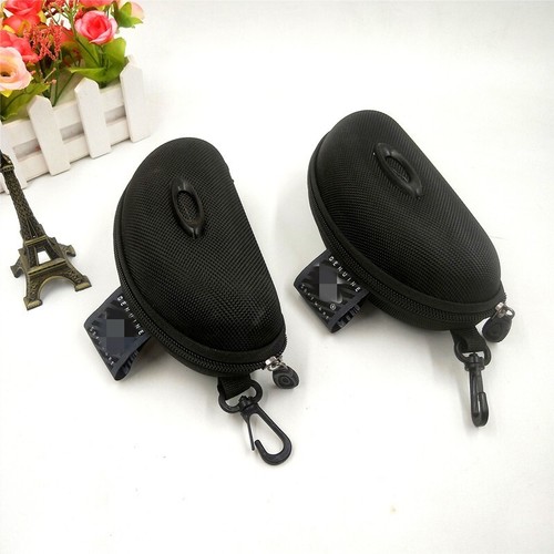 Oakley Sunglasses Eyeglasses Case Soft Vault Zipper Glasses Case with Hook Black - Picture 5 of 5