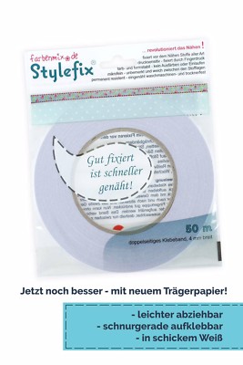 Stylefix farbenmix 50m / 4mm breit doppelseitiges Klebeband    