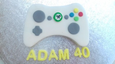 white xbox one controller edible personalised cake topper ebay