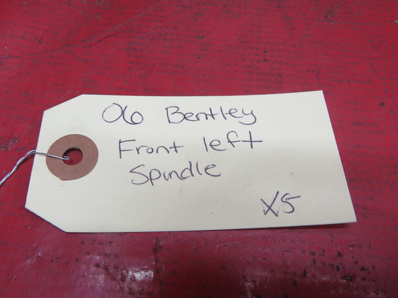 2006 BENTLEY FLYING SPUR FRONT LEFT SPINDLE