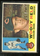 1960 TOPPS #178 WOODY HELD INDIANS EX+E012426