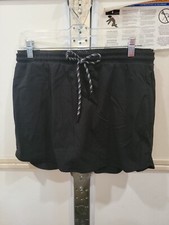 Member's Mark Women's Black Woven Trek 2-Way Stretch Athletic Skort Size Med