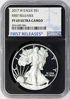 2017-W $1 Proof American Silver Eagle NGC Retro PF69UCAM First Releases