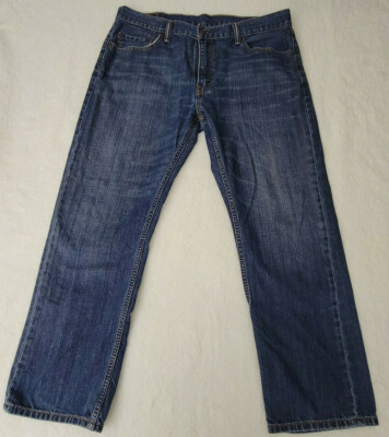 Levi s 559 Relaxed Straight Fit Men's Blue Jeans, Size 36 X 30 