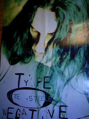 PETER STEELE - Vintage 90's POSTER A2 - TYPE O NEGATIVE RAR
