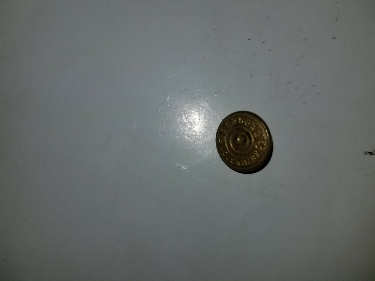 Remington Express 20ga Sewing Button Vintage Brass | eBay