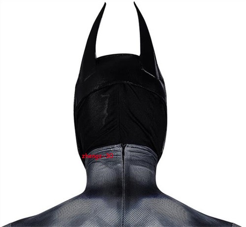 Batman Beyond Cosplay Costume Jumpsuit Helmet Mask Full Set Halloween Outfit Men - Picture 7 of 13