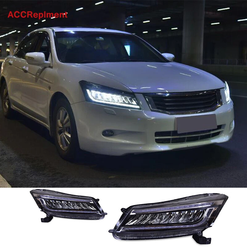 For Honda Accord 4 Door All Led Headlights assembly 2008 2012 New