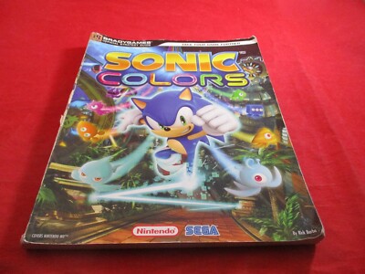 Sonic Colors Nintendo Wii Strategy Guide Player's Hint Book