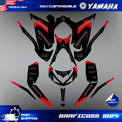 Yamaha Raptor 700 700R graphics kit 2013 2014 2017 to 2023 decals stickers atv