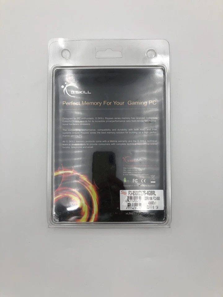 G.SKILL Ripjaws 4GB (1x4GB) DDR3 1066 PC3-8500 240-Pin SDRAM F3-8500CL7S-4GBRL - Image 4 of 4