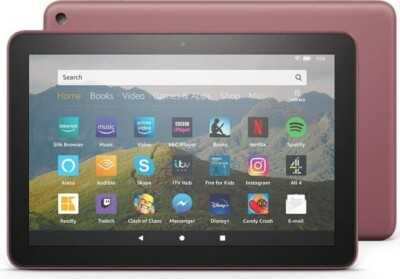 Amazon Fire HD 8 (10th Gen.) K72LL4 - 32GB - Wi-Fi - 8in Tablet - Plum, 002