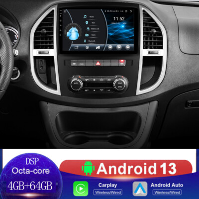 10.1 Carplay Android13 Autoradio Für Benz Vito W447 GPS Nav BT 4G WIFI SWC 4+64G