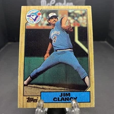 1987 Topps Jim Clancy #122 Toronto Blue Jays