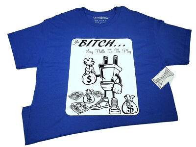 ChiefBrains Apparel Limited Edition Cash Money Plug T Shirt Mens Blue Cotton New