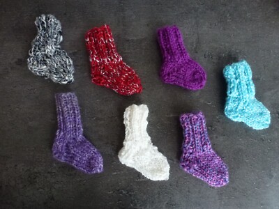 Söckchen zum Basteln von Karten, Gutscheinen, Geschenke für Gestricktes ...  NEU