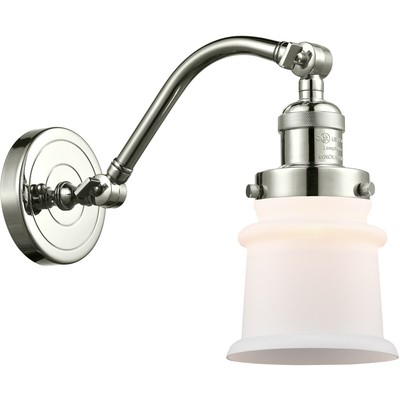 Innovations Lighting 515-1W-PN-G181S-LED Franklin Restoration Small Canton