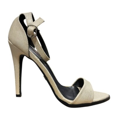 Versace 1969 Italia Lorena Snakeskin Stiletto - Size 6.5M