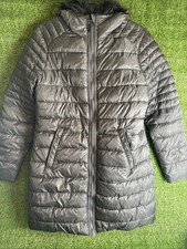 Womens Plus Sz Medium Excelled Faux Fur Hooded Puffer Jacket Coat Gray Nwt