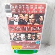 GOSFORD PARK BIG BOX VHS TAPE - RARE RETRO MOVIE SERIES