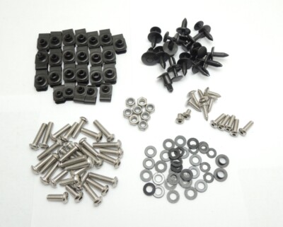 Edelstahl Verkleidung + Bildschirm Schrauben Set für Yamaha YZF R1 2007 2008