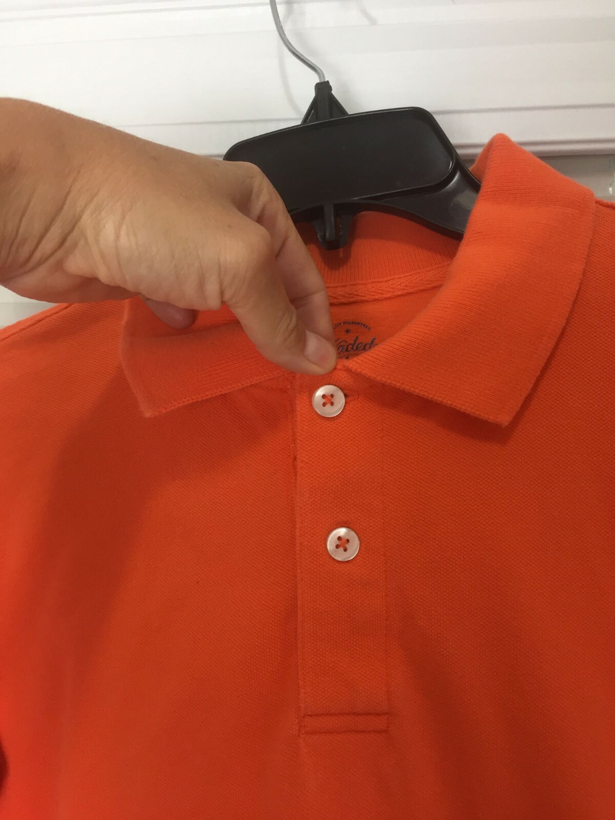 Boy's Youth Orange Faded Glory Polo Shirt Size XL RN 52469 eBay