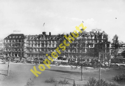 Wiesbaden Postcard Hotel Rose Bathhouse Postcard AGFA Photo Cooking Fountain 